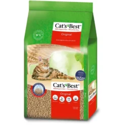 CatsBest Öko Katzenstreu Katzentoilette & Zubehör 30 l / 13 kg