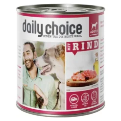 daily choice mit Rind Nassfutter 6 x 800 g