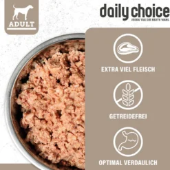 daily choice mit Wild Nassfutter 6 x 800 g