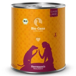Herrmann's Classic Bio-Gans mit Buchweizen Nassfutter 6 x 800 g