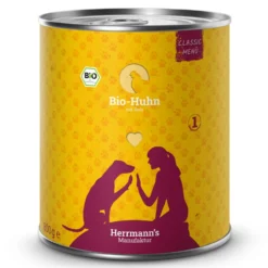 Herrmann's Classic Bio-Huhn mit Reis Nassfutter 6 x 800 g