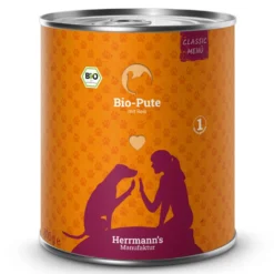 Herrmann's Classic Bio-Pute mit Reis Nassfutter 6 x 800 g