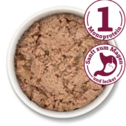 Herrmann's Kreativ-Mix Bio Pute Reinfleisch Ergänzung Nassfutter 6 x 800 g