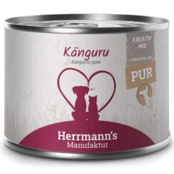 Herrmann's Kreativ-Mix Känguru Reinfleisch Ergänzung Nassfutter 60 x 200 g