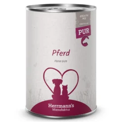 Herrmann's Kreativ-Mix Pferd Reinfleisch Ergänzung Nassfutter 6 x 400 g