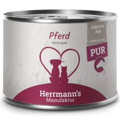 Herrmann's Kreativ-Mix Pferd Reinfleisch Ergänzung Nassfutter 12 x 200 g