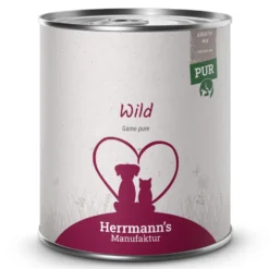 Herrmann's Kreativ-Mix Wild Reinfleisch Ergänzung Nassfutter 6 x 800 g