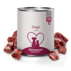 Herrmann's Kreativ-Mix Ziege Reinfleisch Ergänzung Nassfutter 6 x 800 g