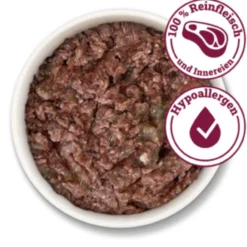 Herrmann's Kreativ-Mix Ziege Reinfleisch Ergänzung Nassfutter 6 x 400 g