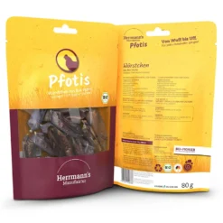 Herrmann's Pfotis Bio Hühnerwürstchen Snack 80 g