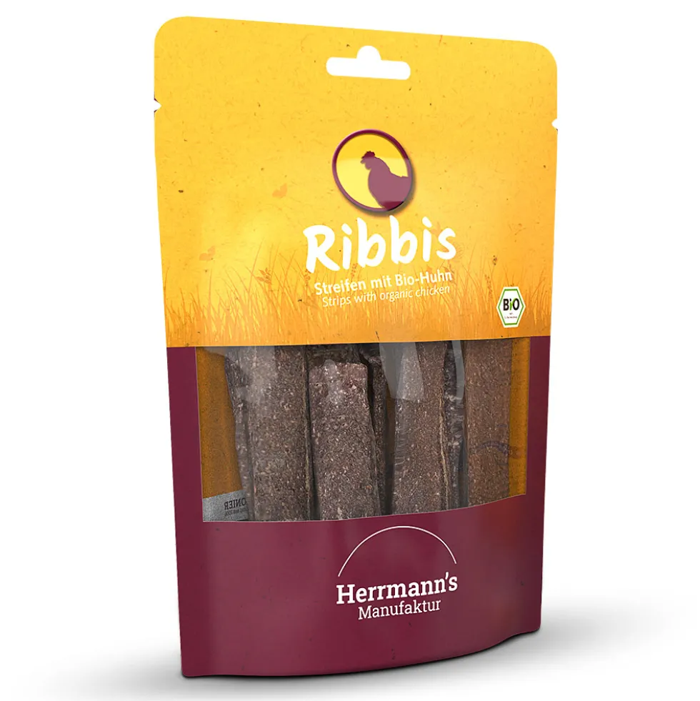 Herrmann's Ribbis Bio Huhn Snack 80 g