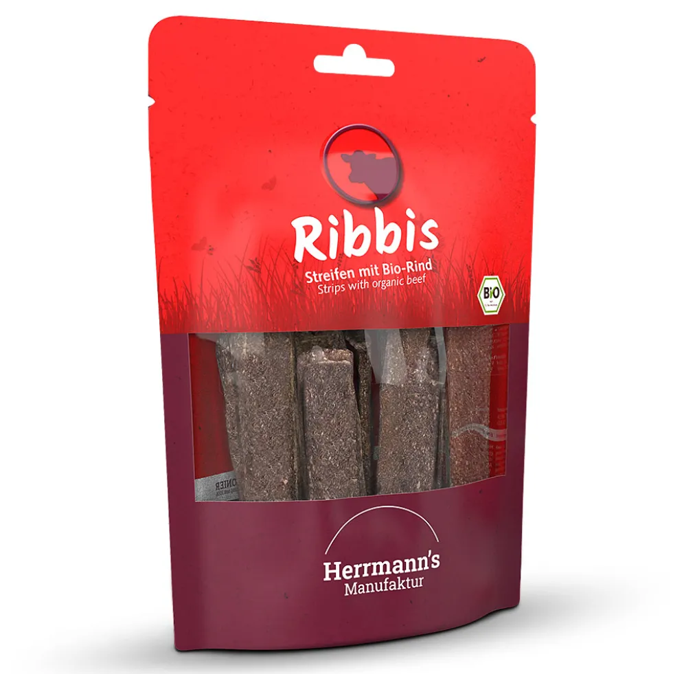 Herrmann's Ribbis Bio Rind Snack 80 g
