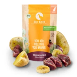 Herrmann's Selection Adult Bio Ente mit Kartoffeln & Banane Nassfutter 12 x 100 g