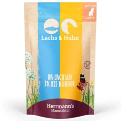 Herrmann's Selection Adult Lachs und Huhn Nassfutter 12 x 100 g