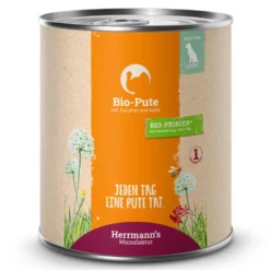 Herrmann's Selection Light Bio Pute mit Zucchini & Apfel Nassfutter 6 x 800 g