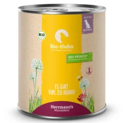 Herrmann's Selection Sensible Bio Huhn mit Karotte & Reis Nassfutter 6 x 800 g