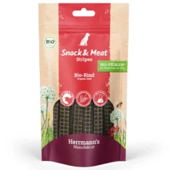 Herrmann's Snack & Meat Stripes Bio-Rind Snack 80 g
