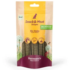 Herrmann's Snack & Meat Stripes Bio-Huhn Snack 80 g