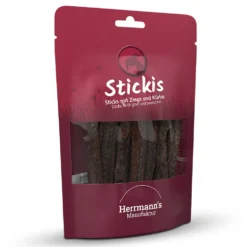Herrmann's Stickis Ziege mit Kürbis Snack 80 g
