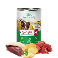 Müller’s Naturhof Traditionell Rind und Ente Nassfutter 6 x 400 g