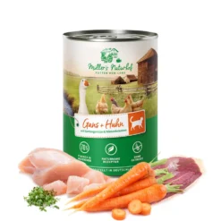 Müller’s Naturhof Traditionell Gans und Huhn Nassfutter 6 x 400 g