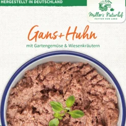 Müller’s Naturhof Traditionell Gans und Huhn Nassfutter 60 x 100 g