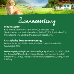 Müller’s Naturhof Traditionell Kaninchen und Kalb Nassfutter 6 x 400 g
