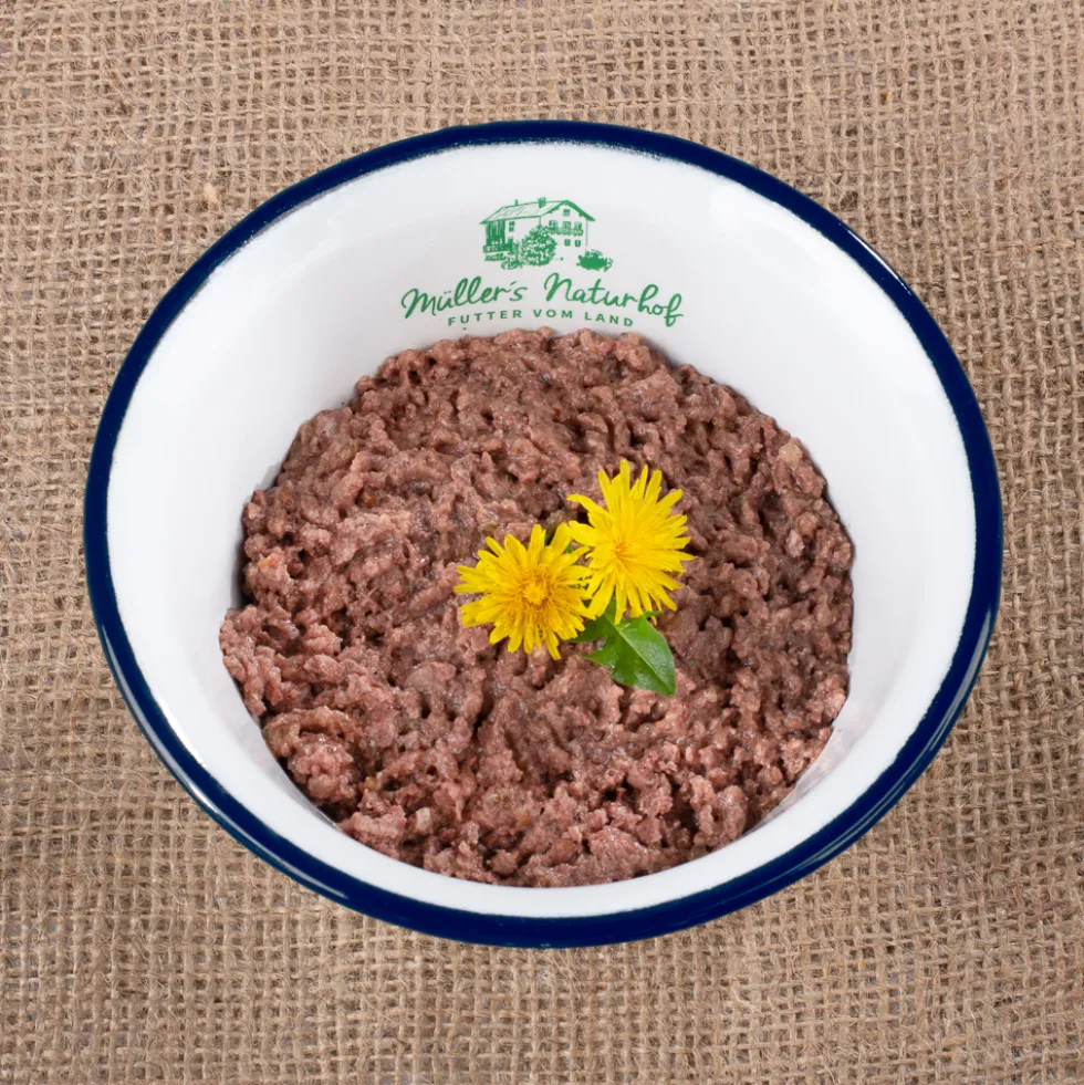 Müller’s Naturhof Traditionell Wild und Pute Nassfutter 6 x 400 g