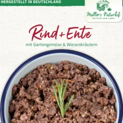 Müller’s Naturhof Traditionell Rind und Ente Nassfutter 6 x 800 g