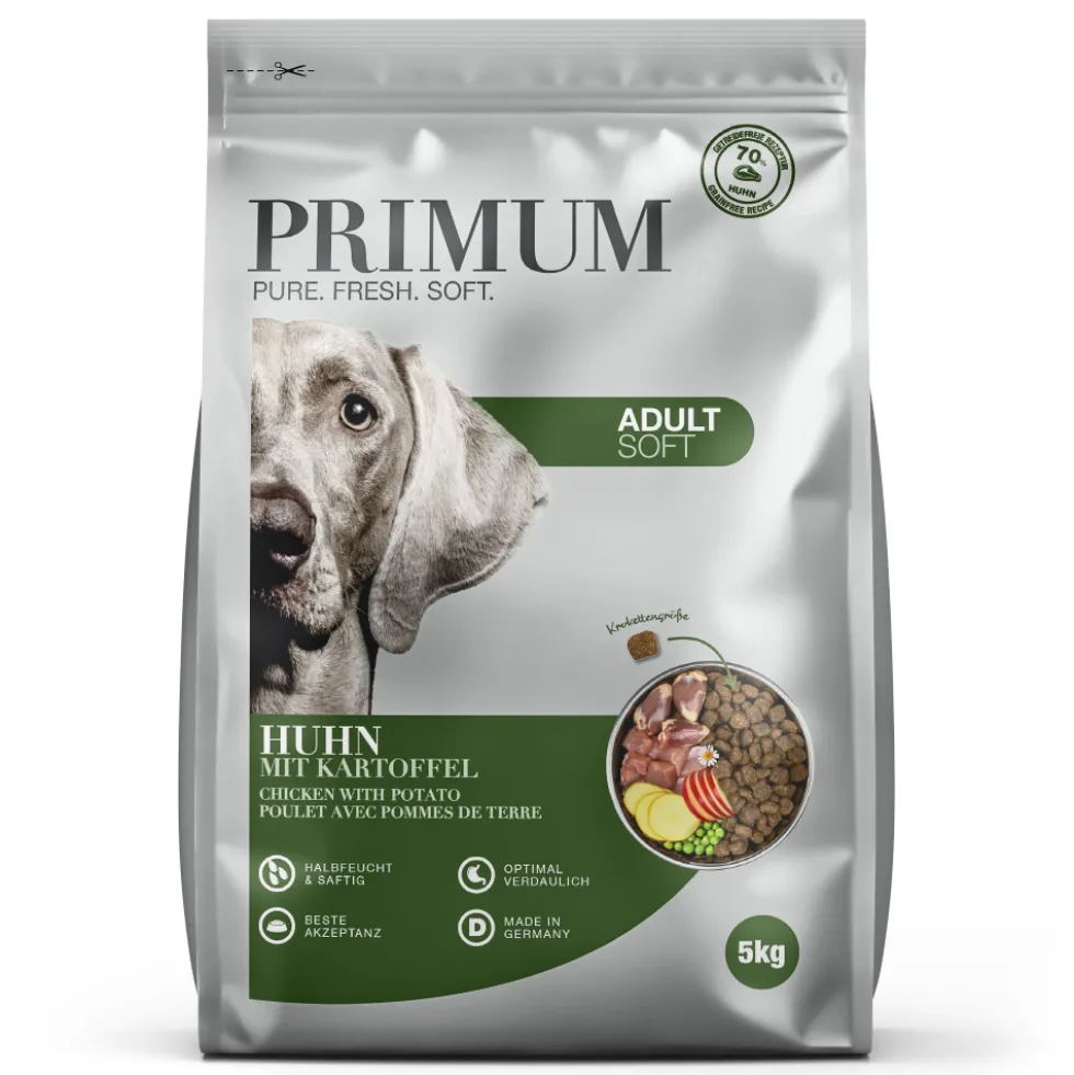 Primum Soft Adult Huhn mit Kartoffel Trockenfutter 5 kg
