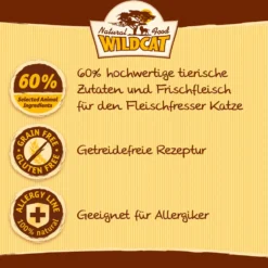 Wildcat Adult Andhra Fisch & Süßkartoffel Nassfutter 7 x 100 g