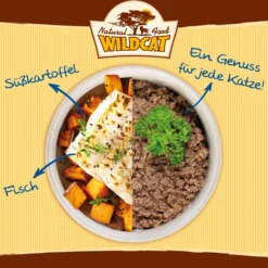 Wildcat Adult Andhra Fisch & Süßkartoffel Nassfutter 7 x 100 g