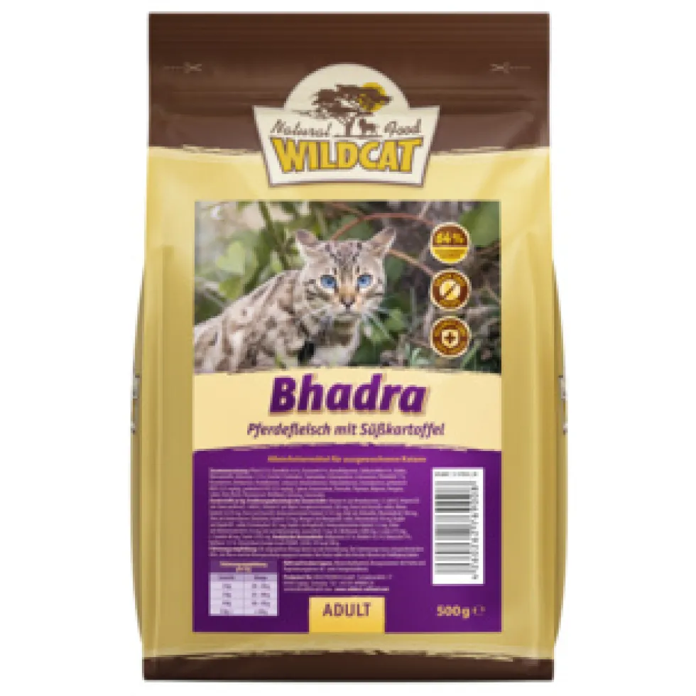 Wildcat Adult Bhadra Pferdefleisch Trockenfutter 500 g