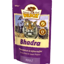 Wildcat Adult Bhadra Pferd & Süßkartoffel Nassfutter 7 x 100 g