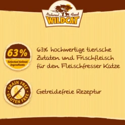 Wildcat Adult Cheetah Wild, Lamm & Lachs Nassfutter 7 x 100 g
