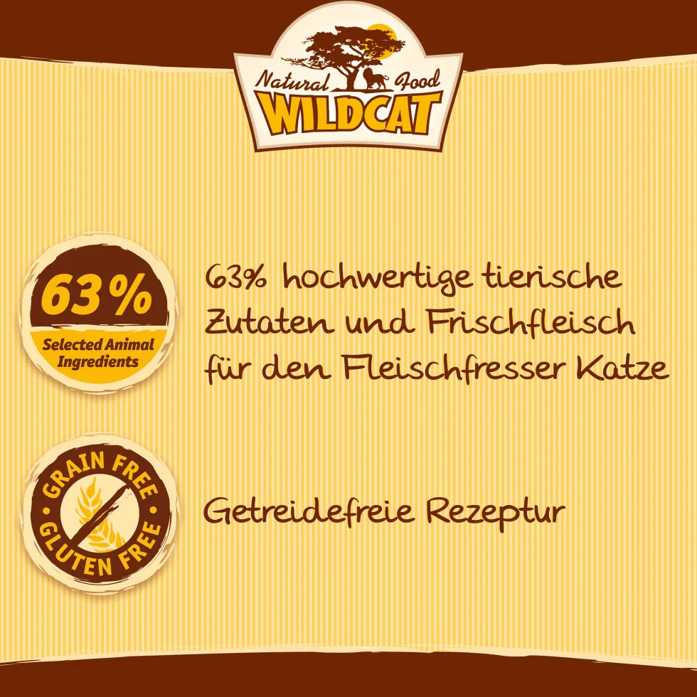 Wildcat Adult Cheetah Wild, Lamm & Lachs Nassfutter 7 x 100 g