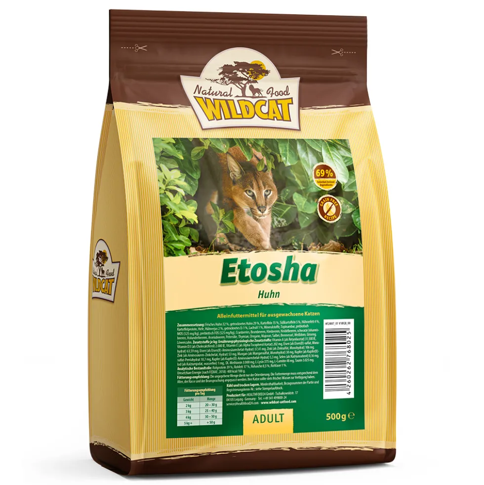 Wildcat Adult Etosha Huhn & Kartoffel Trockenfutter 500 g