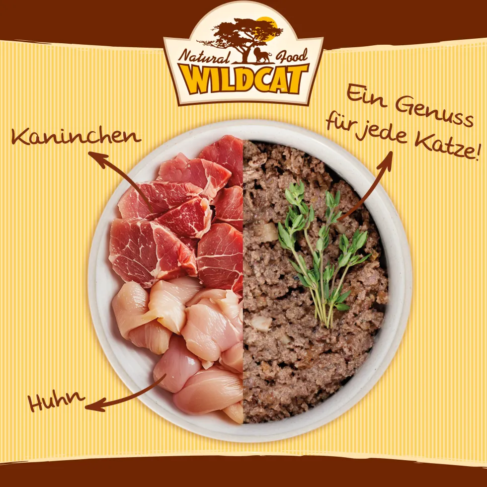 Wildcat Adult Karoo Kaninchen & Geflügel Nassfutter 7 x 100 g