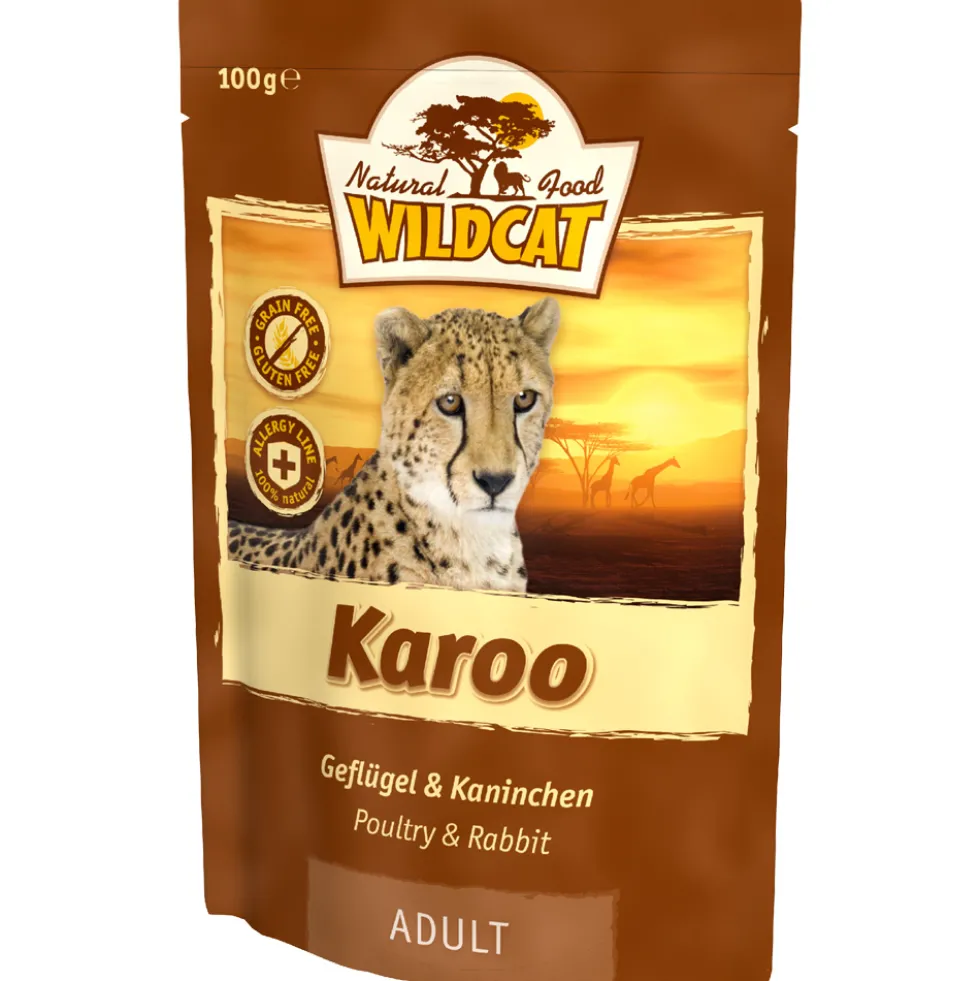 Wildcat Adult Karoo Kaninchen & Geflügel Nassfutter 7 x 100 g