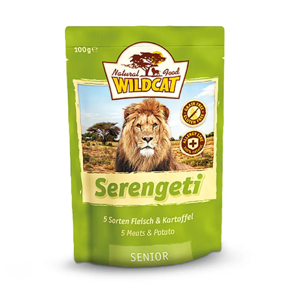 Wildcat Senior Serengeti Geflügel & Kartoffel Nassfutter 7 x 100 g