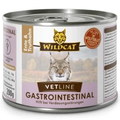 Wildcat VetLine Gastrointestinal Ente & Truthahn Nassfutter 6 x 200 g