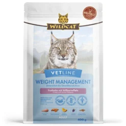 Wildcat VetLine Weight Management Truthahn Trockenfutter 4 x 400 g
