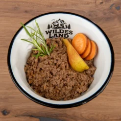 Wildes Land BIO Adult Ente mit Süßkartoffel & Birne Nassfutter 6 x 800 g