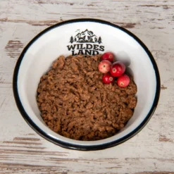Wildes Land BIO Adult Ente & Pute mit Cranberry Nassfutter 12 x 85 g