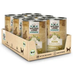 Wildes Land Classic Adult Geflügel Mixpaket Nassfutter 6 x 400 g