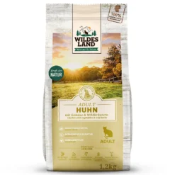 Wildes Land Classic Adult Huhn Trockenfutter 4 x 1,2 kg