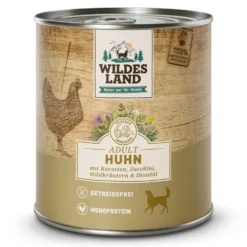 Wildes Land Classic Adult Huhn mit Karotte Nassfutter 6 x 800 g