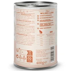 Wildes Land Classic Adult Huhn & Lachs Nassfutter 30 x 400 g