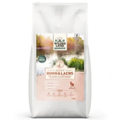 Wildes Land Classic Adult Huhn und Lachs Trockenfutter 3 x 6 kg