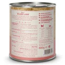 Wildes Land Classic Adult Kalb mit Brokkoli Nassfutter 6 x 800 g